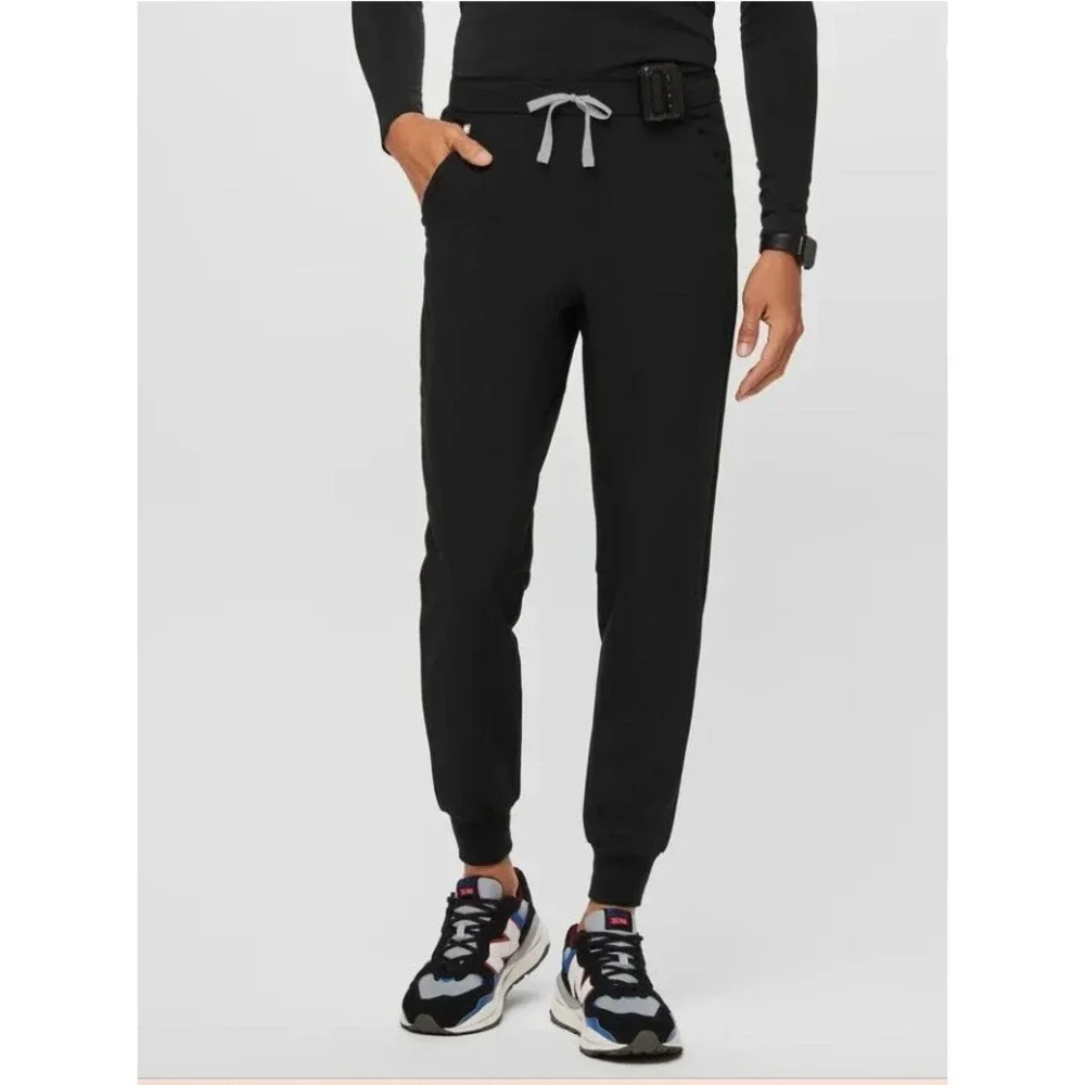 Figs Men'sTansen Jogger Scrub Pant Black Size XL Scrubs Medical Healthcare EUC